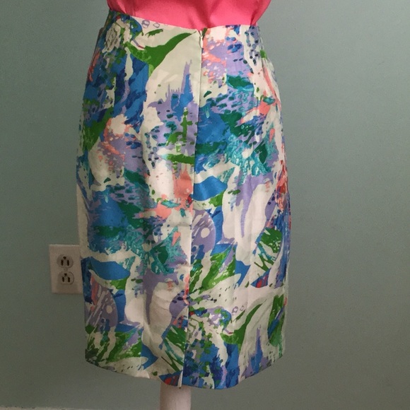 Sunny Leigh- Pink & Green Floral Skirt - Picture 3 of 6
